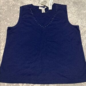 Norton McNaughton Deep Blue Tank Top
